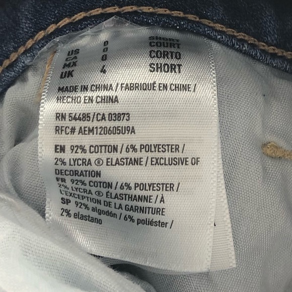 American Eagle  size 0 jeans - Picture 5 of 6